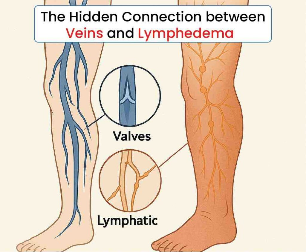 the hidden connection between veins and lymphedema